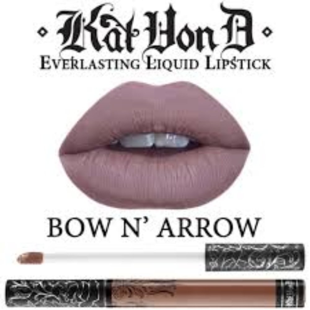 SOLD! 🆕"BowNArrow"Kat Von D Everlasting Lipstick - Picture 1 of 11